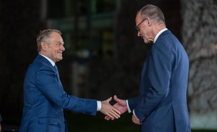 Donald Tusk i Friedrich Merz