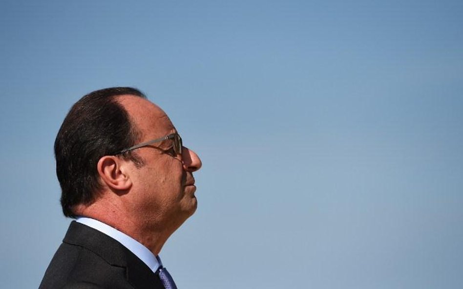 Prezydent Francji Francois Hollande