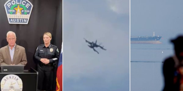 Samoloty zderzyły się w czasie pokazów w USA. Nastolatkowie jeździli po Austin i strzelali