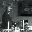 Icchok Lejbusz Perec (1852 – 1915) w swoim mieszkaniu przy ul. Ceglanej 2 (obecnie ul. Pereca)