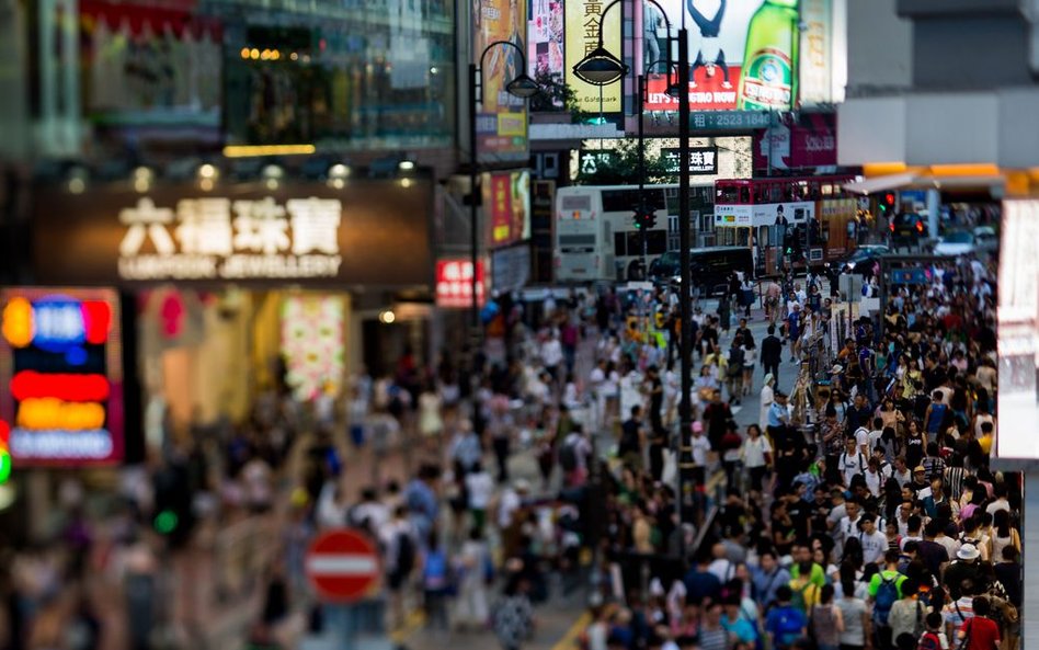 Causeway Bay w Hongkongu