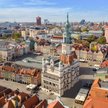 Poznański rynek widziany z góry.