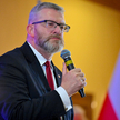 Europoseł, kandydat w zbliżających się wyborach na fotel prezydenta RP Grzegorz Braun