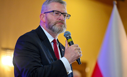Europoseł, kandydat w zbliżających się wyborach na fotel prezydenta RP Grzegorz Braun