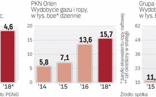 Polskie spółki planują wzrost wydobycia ropy i gazu, ale głównie za granicą