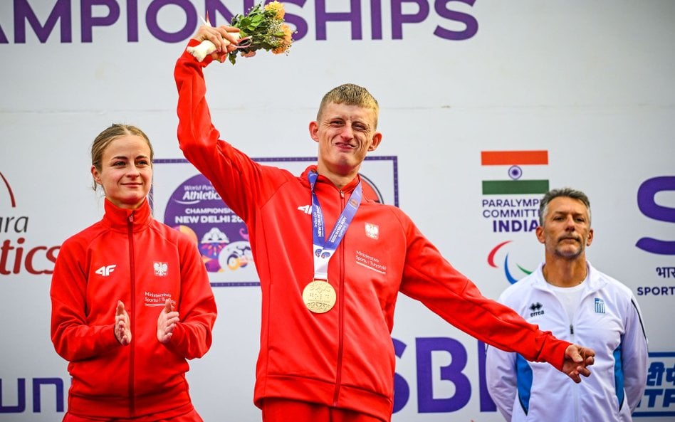 Artur Krzyżek zdobył złoto we frame runningu na 100 m
