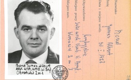 James Bond zarejestrowany jako agent przez służby PRL