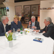 Od lewej Markus Meckel, była kanclerz Angela Merkel, były prezydent RFN Horst Köhler i były prezyden