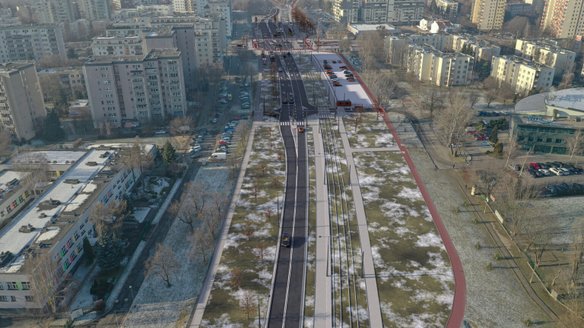 Wizualizacja planowanej trasy tramwajowej na Gocław