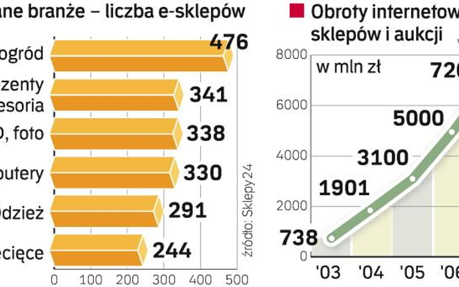 E-sklepy z oddziałami