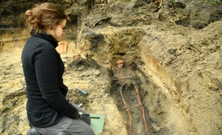 Miejsce poszukiwań w Rembertowie.