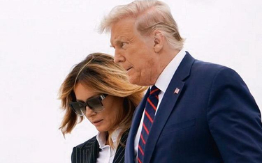 Prezydent USA Donald Trump i jego żona Melania zakazili się koronawirusem