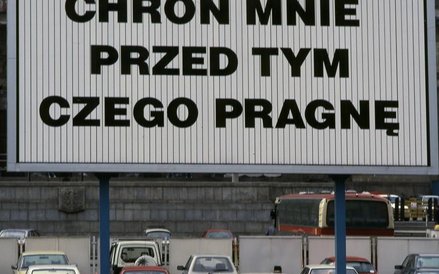 Jenny Holzer, „Truizmy”, 1977-79/ Warszawa 1993, CSW Zamek Ujazdowsk