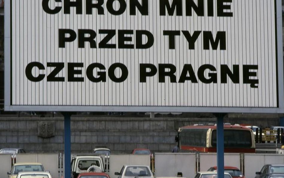 Jenny Holzer, „Truizmy”, 1977-79/ Warszawa 1993, CSW Zamek Ujazdowsk