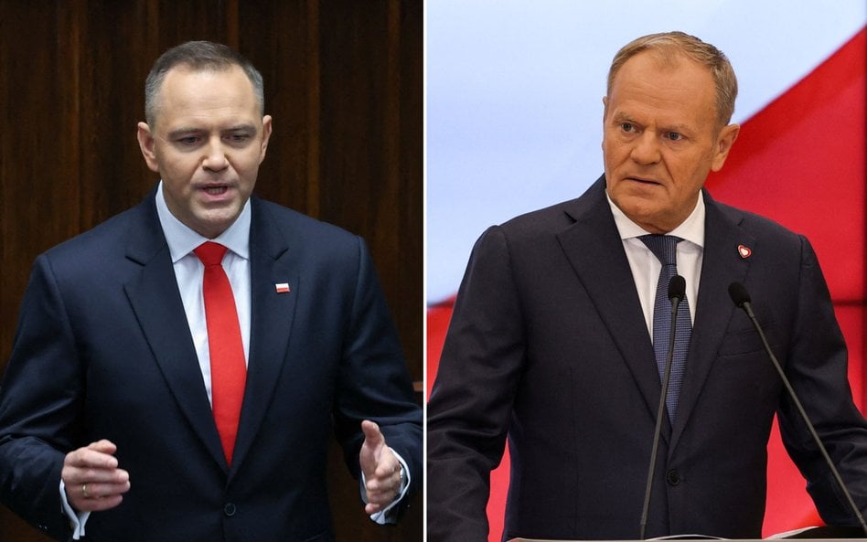 Karol Nawrocki i Donald Tusk