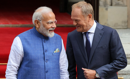 Narendra Modi i Donald Tusk