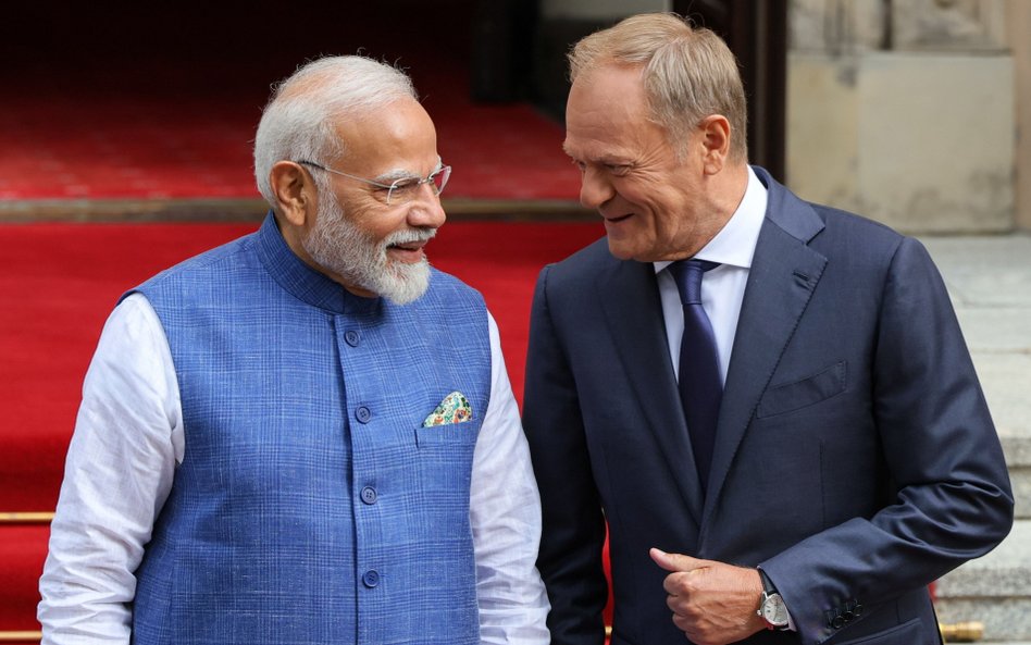 Narendra Modi i Donald Tusk