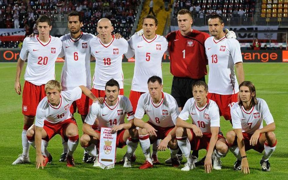 Polscy piłkarze przed meczem z Grecją