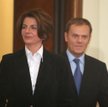 Minister Julia Pitera i Donald Tusk