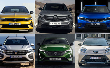 Lista sześciu finalistów na europejski samochód roku