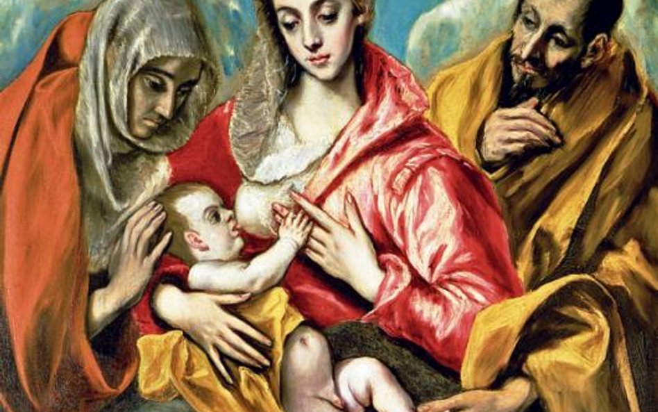 Święta Rodzina ze św. Anną, El Greco, ok. 1590 – 1595, olej na płótnie, Szpital św. Jana Chrzciciela