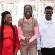 Khady Mane, reżyserka Ramata-Toulaye Sy i Mamadou Diallo na festiwalu w Cannes