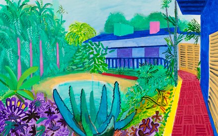 Garden, 2015 Collection of the artist © David Hockney