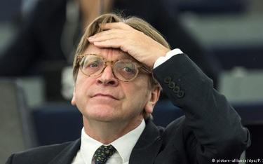 Guy Verhofstadt: Dla premiera Morawieckiego UE to bankomat