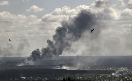 Dym nad Siewierodonieckiem