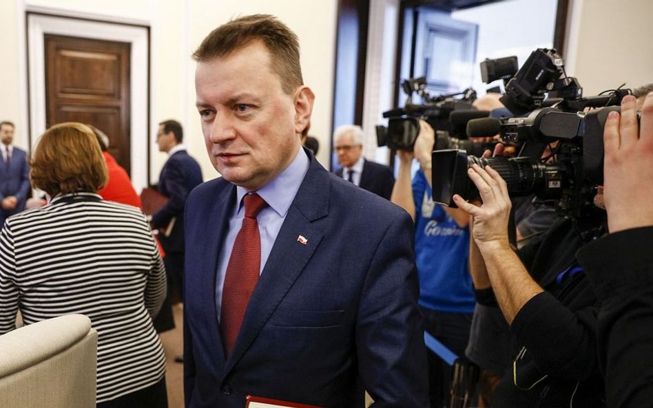 Błaszczak: Złożyłem wniosek o nominacje generalskie