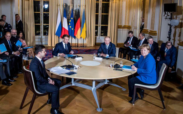 Przywódcy Ukrainy, Francji, Rosji i Niemiec rozpoczęli rozmowy w poniedziałek wieczorem