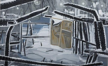 Adam Adach, "Safe", 2009, na wystawie w Norwich