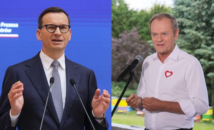 Mateusz Morawiecki i Donald Tusk