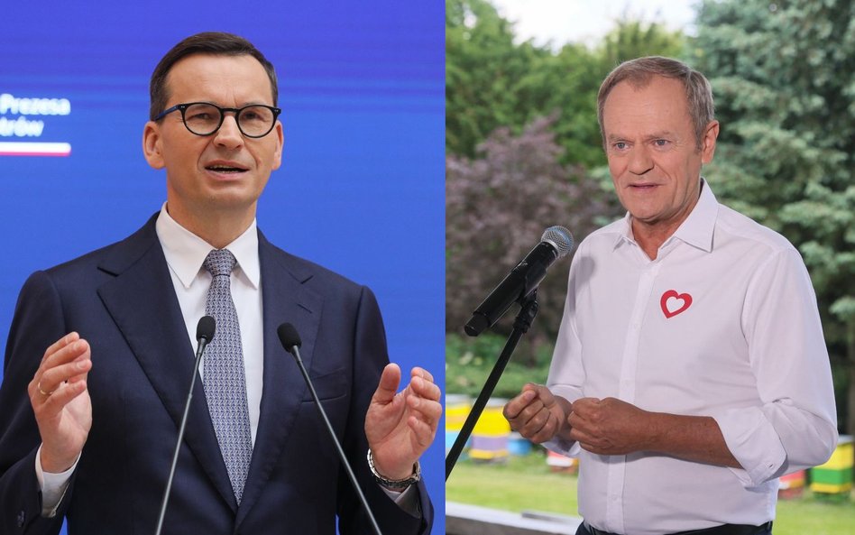 Mateusz Morawiecki i Donald Tusk