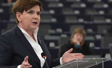 Premier Beata Szydło podczas debaty Parlamentu Europejskiego na temat sytuacji w naszym kraju Polacy