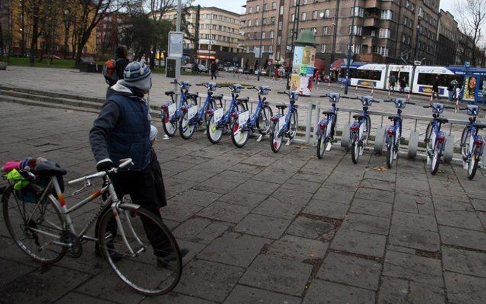 Sieć rowerów publicznych uruchomiono w Krakowie trzy lata temu