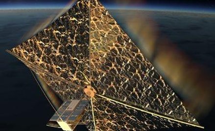 Tak ma wyglądać satelita z rozłożonym żaglem