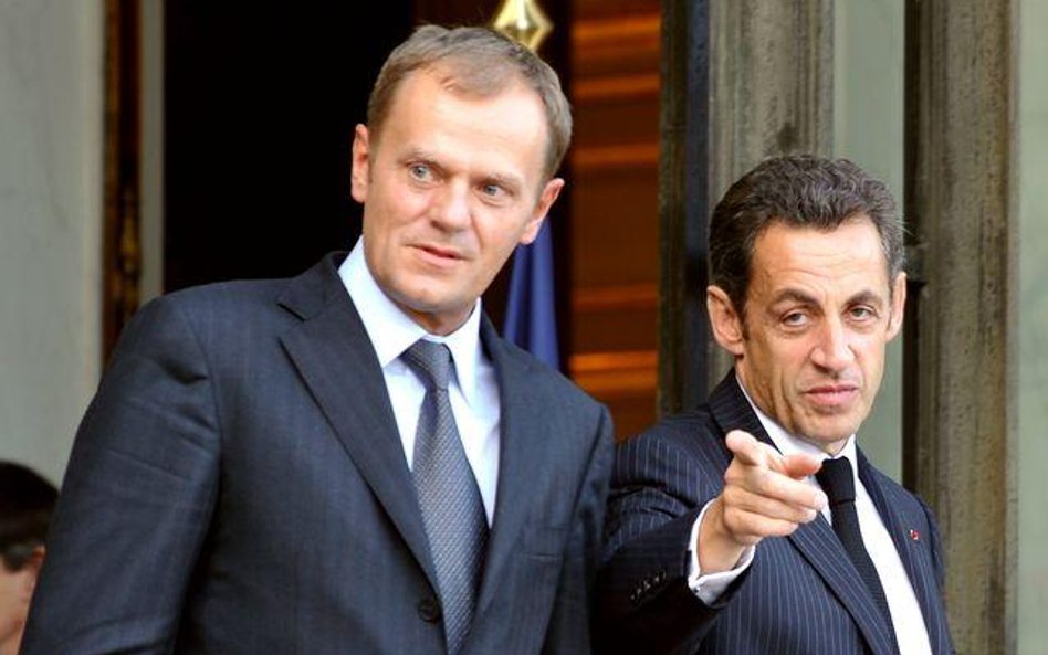 Nicolas Sarkozy i Donald Tusk