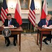 Tysiąc żołnierzy więcej. Duda i Trump podpisali deklarację