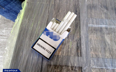 9 mln papierosów ukrytych w kontenerze z drzwiami