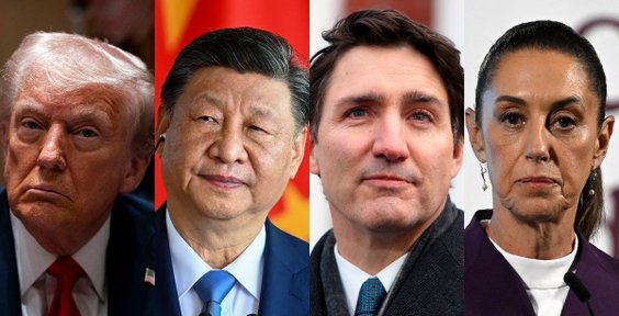 Prezydent USA Donald Trump (z lewej) nie zdecydował się na większe negocjacje z chińskim przywódcą X