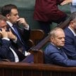 Premier Donald Tusk (4P), wicepremier, minister obrony narodowej Władysław Kosiniak-Kamysz (3P), wic