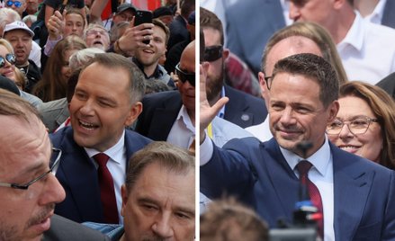 Karol Nawrocki i Rafał Trzaskowski