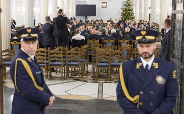 Grudzień 2016, posiedzenie Sejmu przeniesione do Sali Kolumnowej