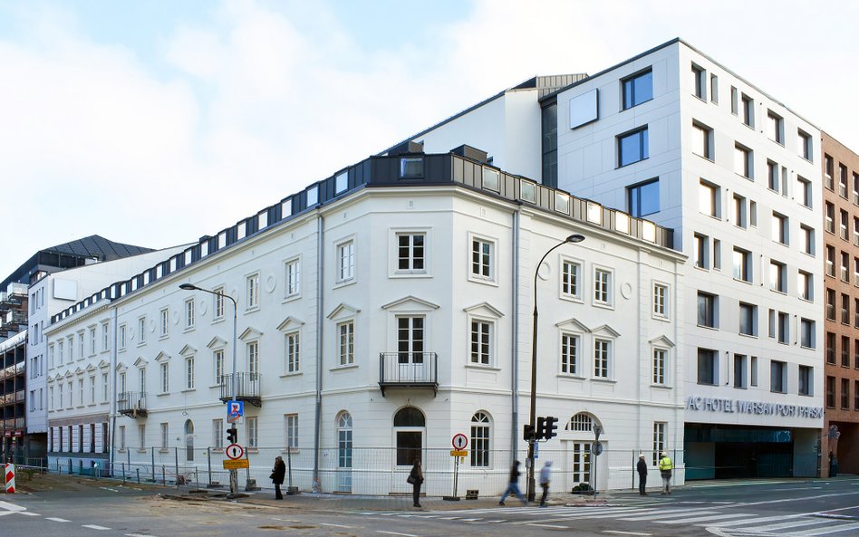 Kamienica Mintera została odrestaurowana i wkomponowana w kompleks hotelowy
