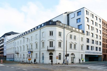 Kamienica Mintera została odrestaurowana i wkomponowana w kompleks hotelowy