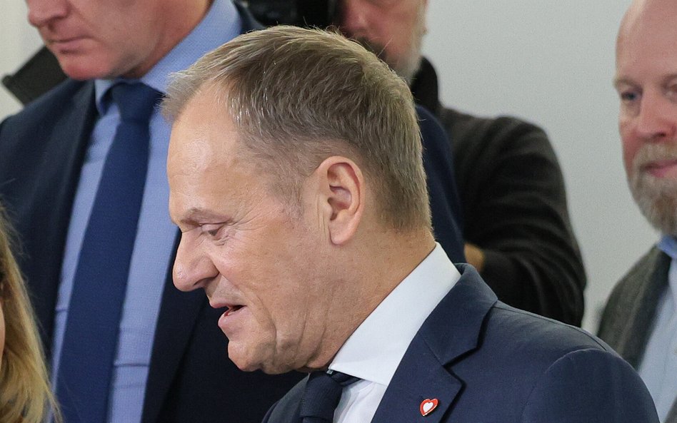 Przewodniczący PO Donald Tusk