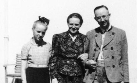 Heinrich Himmler z żoną Margateth i ich córką Gudrun