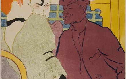 16. Henri de Toulouse-Lautrec, L’Anglais au Moulin Rouge – Flirt / Anglik w Moulin Rouge – Flirt, 18