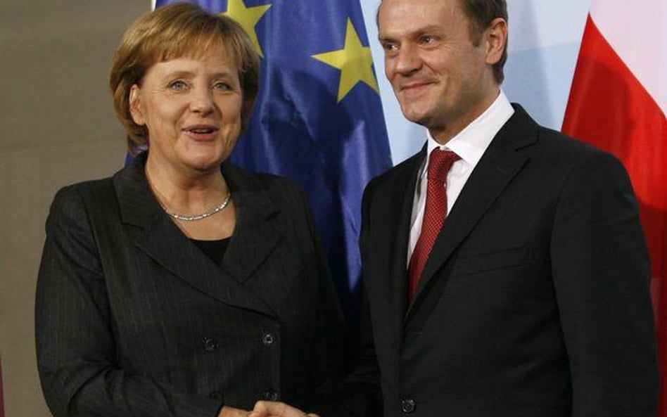 Angela Merkel i Donald Tusk